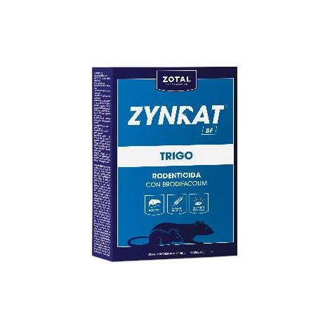FPLUS cebo trigo zynrat 150grs , El producto ZYNRAT BF Trigo es un cebo en grano contra ratas y ratones en general, listo para el uso en bolsitas de 25 g para el control del ratón