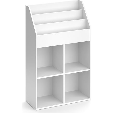 Libreria Luigi, Bianco, 72 x 114.2 cm, Vicco