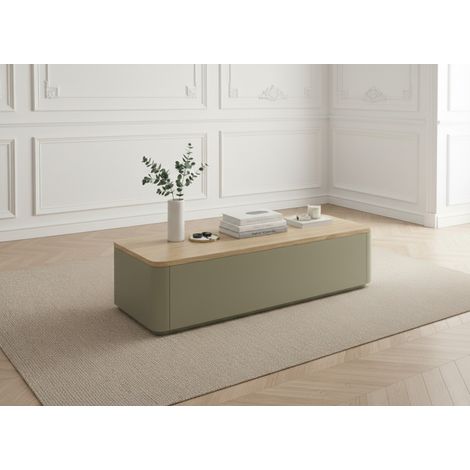 BOBOCHIC - Table basse avec tiroirs ANYRA   Vert