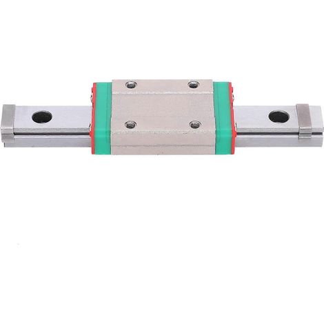 Guide linéaire miniature avec coulisseau à bloc allongé pour applications industrielles automatisées MGN12H-100-1R