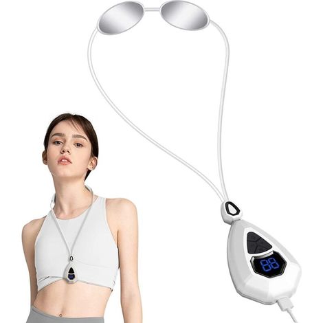Appareil de massage des points de pression pour la nuque, masseur portable avec fonction chauffante, 5 modes pour soulager les tensions et les douleurs au niveau du cou et des épaules - Crezuo