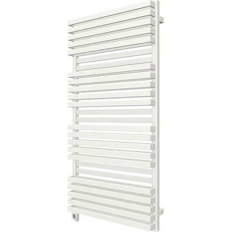 Scaldasalviette elettrico bianco 1185mm di altezza e 600mm di larghezza -  Watt - QUA1185/600BSOAE1B