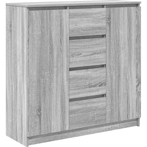 Sideboard/Anrichte/Buffet mit Schubladen Grau Sonoma 100,5x35x98,5 cm LXWW440376 (1/5)