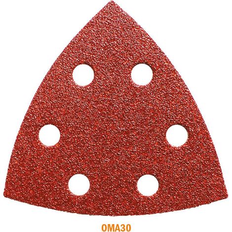 OMA30120-X10 10 FOGLI DELTA X CARTEGGIARE-LUCIDARE LEGNO 93mm GRANA 120