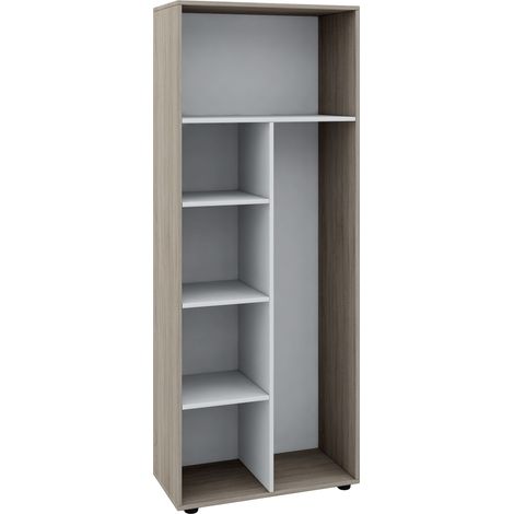 Meuble de nettoyage d'armoire à balai en bois Vandol 70x178x40 - VCM