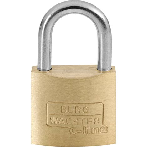 Burg Wächter 3041 Cadenas 25.00 mm fermeture différente laiton avec serrure à clé (1/4)