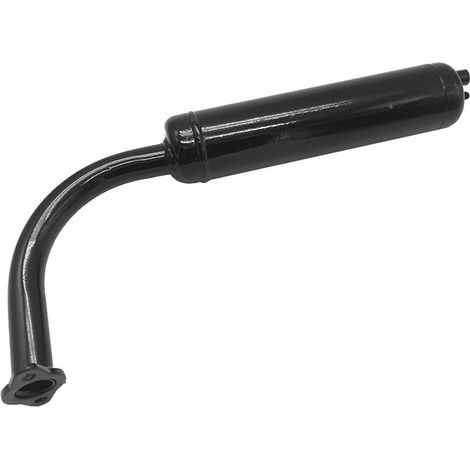 Modified bicycle and motorcycle exhaust pipe muffler, approximately 35cm long. (1/4)