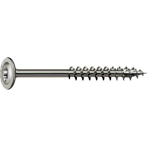 Spax Tellerkopfschrauben 8.0 x 140 mm TX 40 - 16 Stück Edelstahl Tellerkopfschrauben
