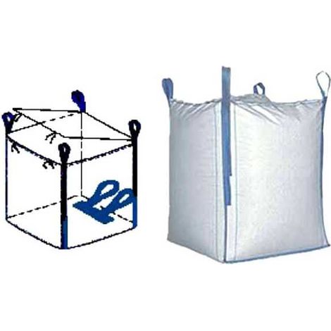 Saccone Macerie Minini - Polietilene - 91x91x120 cm