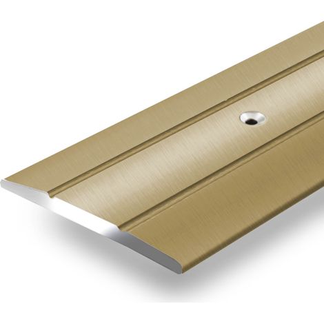 Übergangsprofil Abdeckleiste Firm K132 Form: C Breite: 36 mm Länge: 134 cm Vorgebohrt Gold