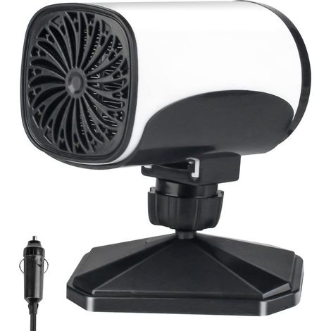 Radiateur soufflant de voiture 24 V 200 W - Portable Dégivreur de voiture - Pour pare-brise de voiture - Dégivreur - Chauffage rapide et refroidissement (1/5)
