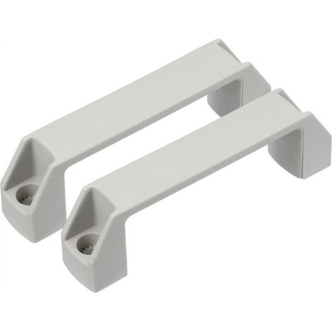 Industrieschrankgriffe, 120 mm Lochabstand, für Maschinentüren, Fabrik, Werkstatt, Fertigung, silberfarbene Aluminiumlegierung, schraubenlos