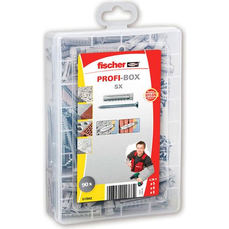 Boîtier Assortiment Fischer Sx Kit De Fixation Universel Chevilles Et Vis - Fischer (1/5)