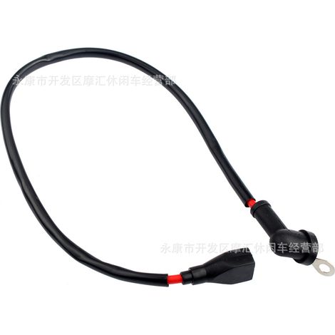 Motorcycle parts, small high-performance beach buggy 70CC-125CC top and bottom mounted starter motor, wire and cable, single wire. (1/4)