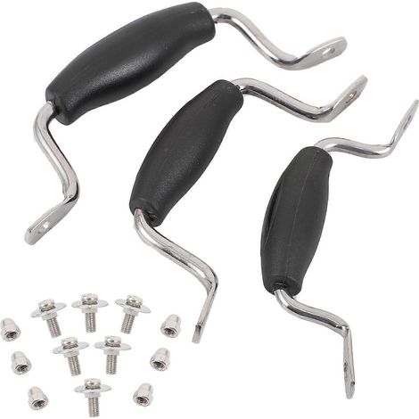 jeu de poignées de couvercle de casserole, pièces de rechange pour ustensiles de cuisine-13.10X4.50X2.00CM-Black (1/4)