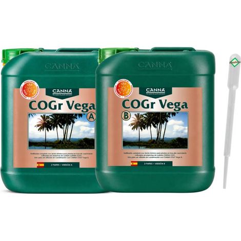 Canna COGr Vega A B 1 L engrais de croissance COGr substrat de coco engrais pour plantes (1/5)