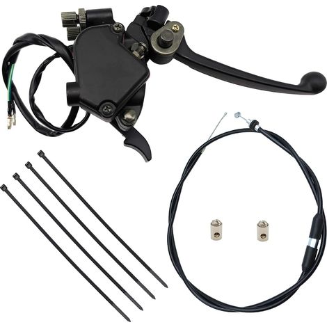 Câble d'accélérateur à pouce 7/8" 22 mm avec double levier de frein pour 50 cc 90 cc 150 cc 250 cc ATV Quad Kart (1/5)