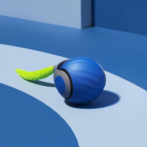 Jouet interactif pour chien, jouet intelligent pour chat, balle roulante automatique pour chats et chiens (bleu) (1/5)