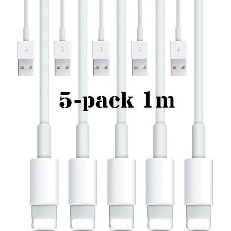Pack de 5 câbles de charge EXPRESS compatibles Lightning avec iPhone