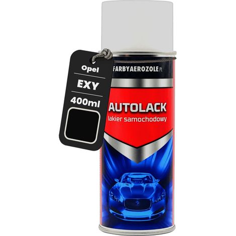 Vernice acrilica spray pronta all'uso da 400 ml per Opel EXY Nacht Schwarz (1/5)