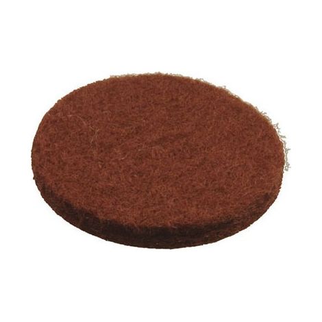 Blíster de 8 discos fieltro adhesivos color marrón Ø28mm 23147 amig