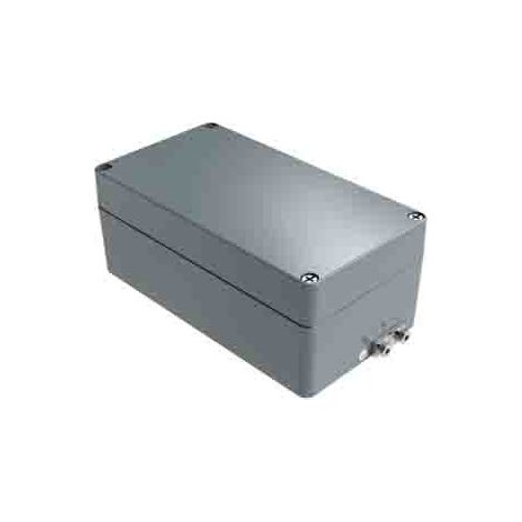 Boîtier RS PRO en Fonte d'aluminium, 91 x 220 x 120mm, Gris IP66, Blindé ( Prix pour 1 )