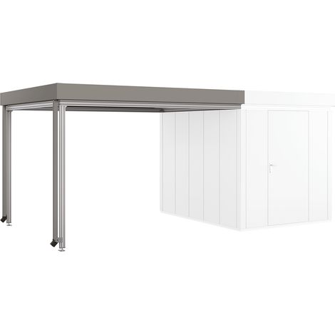 Hörmann Loungedach für "Juno" Gerätehäuser, graualuminium, 321 x 277 cm (1/5)