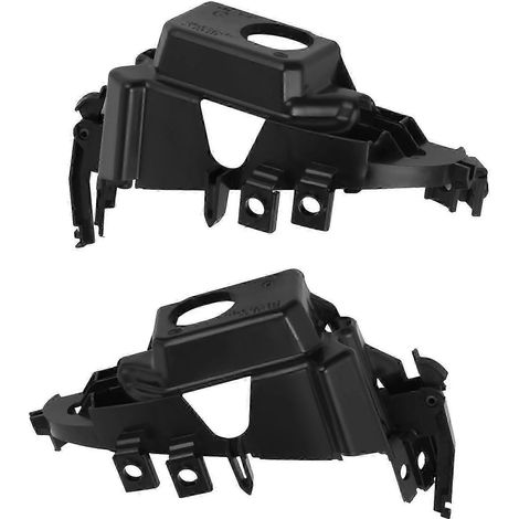 Ensemble de deux pièces compatible avec W163 ML320 ML500 ML350 02-05 : cache de feu antibrouillard avant gauche et droit et support de feu antibrouillard 1638201212, 1638201112
