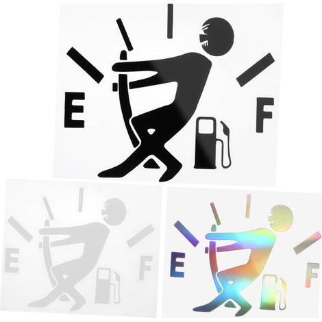 Car Decals Strong Adhesion and Wear Resistance 3 Sheets for