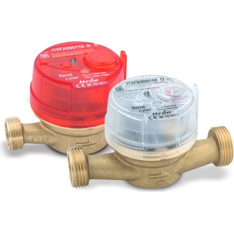 Compteur divisionnaire eau chaude NARVAL CAL 15 3/4 - ITRON - 6UWB15Y110BR50LCBXN (1/3)