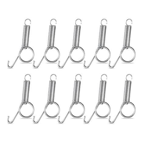 Multifunctional Spring Cage Hooks Spring Door Latch Lock Hook Pet Cage Door Fix Rabbit Squirrel Birds Rodents (1/5)