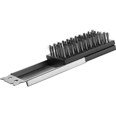 Tête pour brosse de nettoyage pour barbecue inox