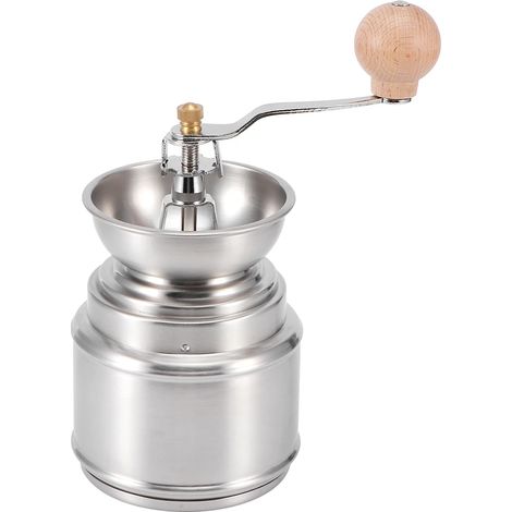 Moulin à café manuel portable en acier inoxydable pour expresso, cafetière à piston et café filtre, pour une utilisation à domicile et en voyage.-AquaForge (1/5)