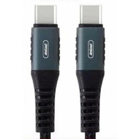 Câble De Données Double Connecteur Type-c Charge Rapide 3.5a Haute Vitesse 1 Mt Q-sj336