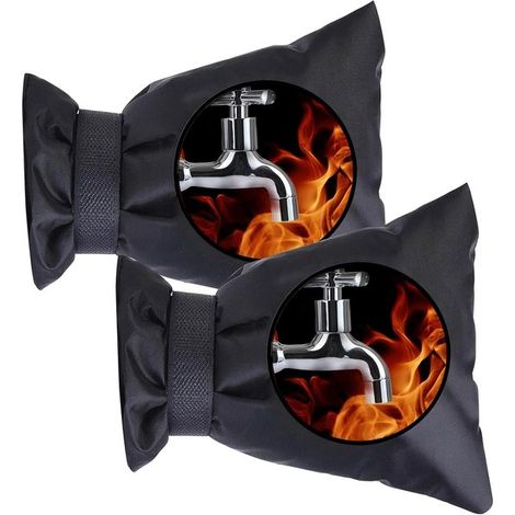 2 piezas de cubierta protectora contra heladas para grifos exteriores, protección contra heladas para grifos, protección invernal para grifos