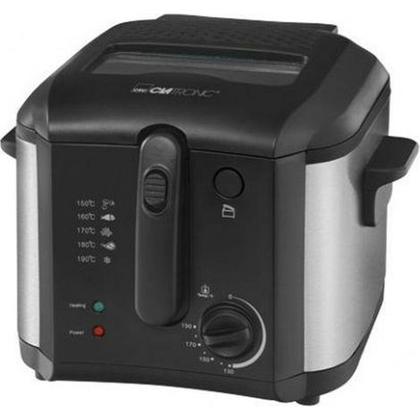 Clatronic FR 3649 Friggitrice Nera 2,5 Litri Potente