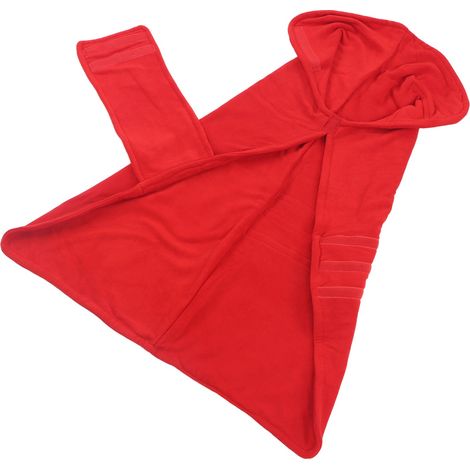 Peignoir de bain pour chien, serviette de bain absorbante à séchage rapide, doux et réutilisable, rouge, taille L. Idéal pour la douche. (1/5)