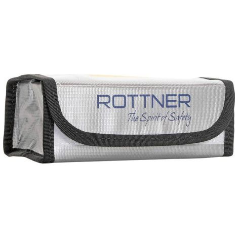 Rottner Pochette pour batteries Lipo Safe argentée.ignifugée (1/3)