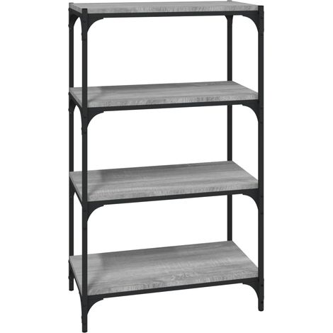 Maison Exclusive - Bücherregal Grau Sonoma 60x33x100 cm Holzwerks