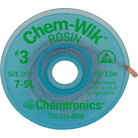 Cordon desoldador 190 mm 150 m chemwik