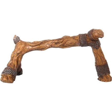 Grand habitat flexible en rotin et lianes, branches de jungle pliables pour animaux de compagnie. (1/5)