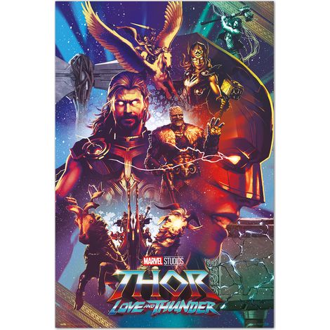 Poster marvel thor love and thunder