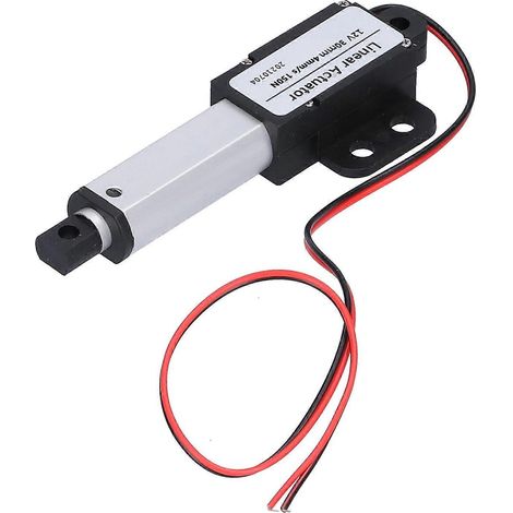 Linearantrieb DC 12V 30mm Hub Geräuscharm Kurzschlussschutz T-Gewinde Mini Elektrischer Linearantrieb