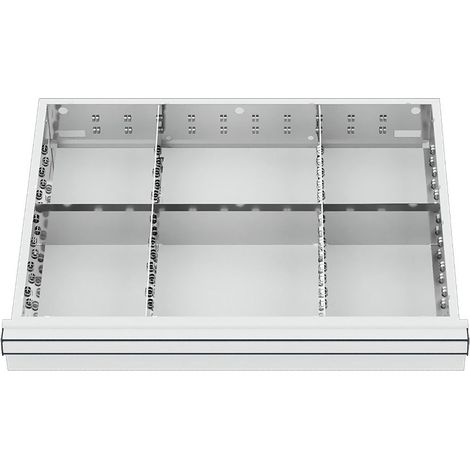 WS24 Schubladeneinteilung Metalleinteilung BLH 200-300 mm Innenmaß 600 x 450 mm - WS24-100257
