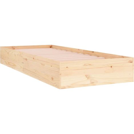 Maison Exclusive - Giroletto in Legno Massello 75x190 cm Small Single