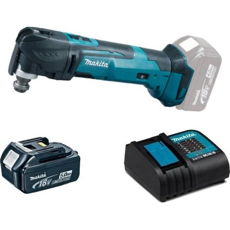 Makita DTM51RT1 Outil multifonction sans fil 18V Li-Ion LXT + 1 x 5.0Ah Batterie + chargeur