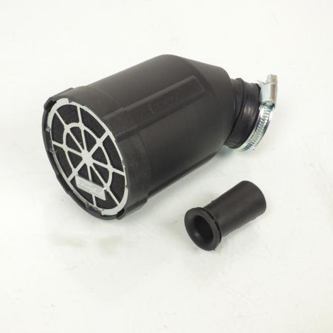 Cornet Doppler Air System noir Ø28/35mm filtre à air pour scooter (1/4)