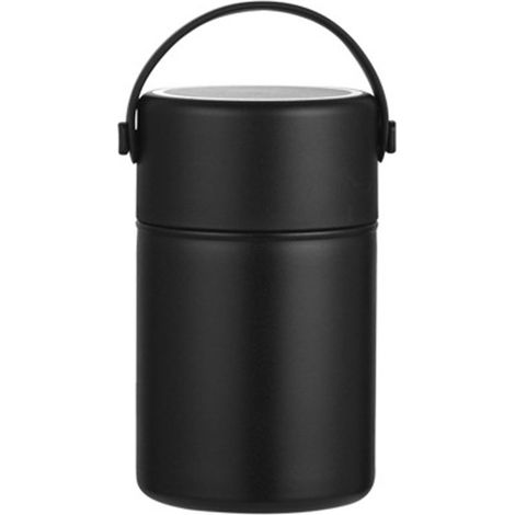 Bouteille isotherme de 1 litre (35 oz), récipient à lunch en acier inoxydable pour aliments chauds (1/5)