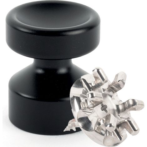 Kit de Fixation : Vis placo Longueur 20 mm Alu + Petite Patère concave Noir - L'Attachante (1/4)