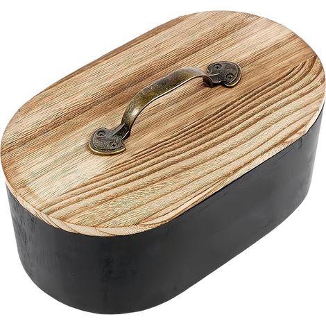 Tamponaufbewahrung Tampon Organizer Holz mit Deckel